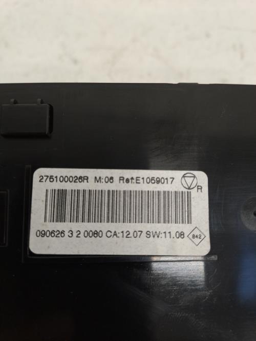 Image Commande chauffage - RENAULT SCENIC 3