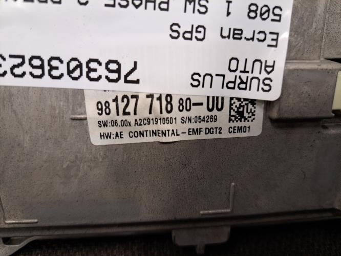 Image Ecran GPS - PEUGEOT 508 1 SW