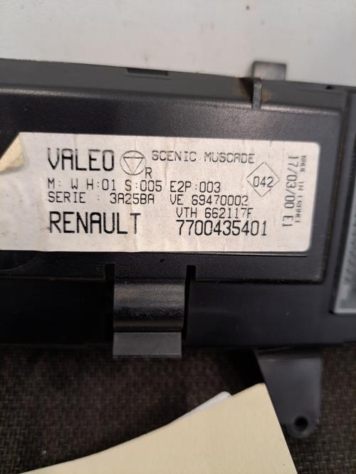 Image Commande chauffage - RENAULT SCENIC 1