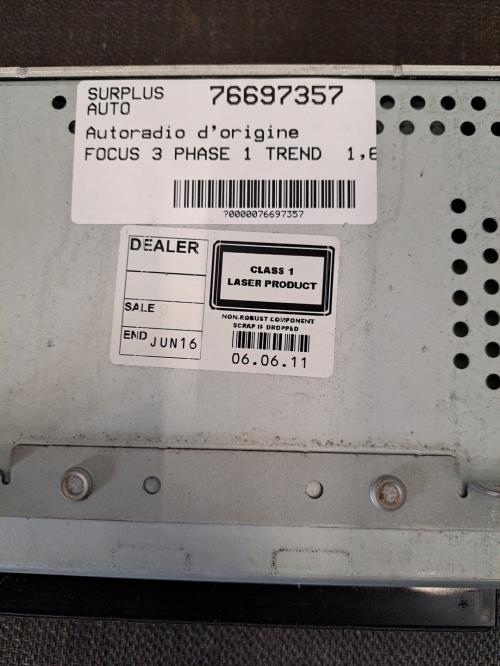 Image Autoradio d'origine - FORD FOCUS 3