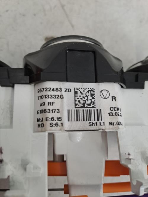 Image Commande chauffage - PEUGEOT 208 1