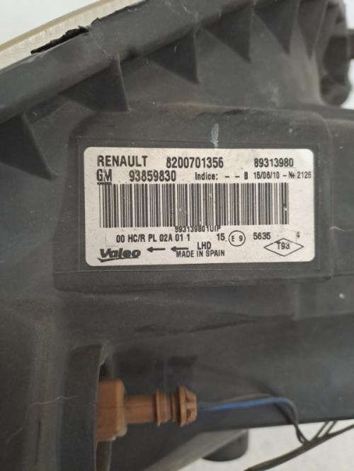 Image Optique avant principal droit (feux)(phare) - RENAULT TRAFIC 2