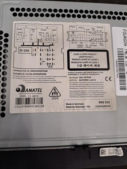 Image Autoradio d'origine - VOLKSWAGEN TRANSPORTER 5