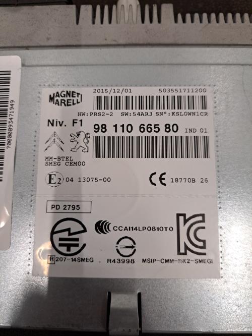 Image Autoradio d'origine - PEUGEOT 2008 1