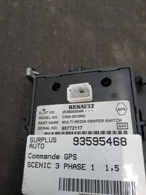 Image Commande GPS - RENAULT SCENIC 3