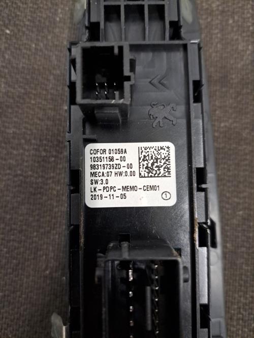 Image Interrupteur de leve vitre avant gauche - CITROEN C4 GRAND SPACETOURER