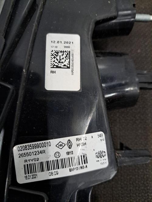 Image Feu arriere secondaire droit (feux) - RENAULT CAPTUR 2