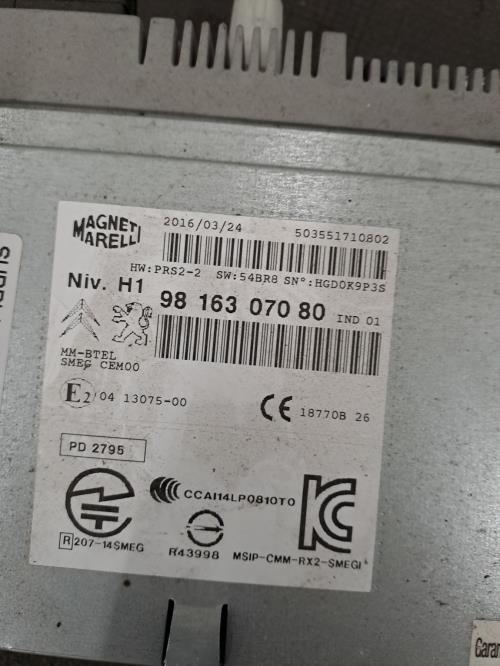 Image Autoradio d'origine - PEUGEOT 308 2