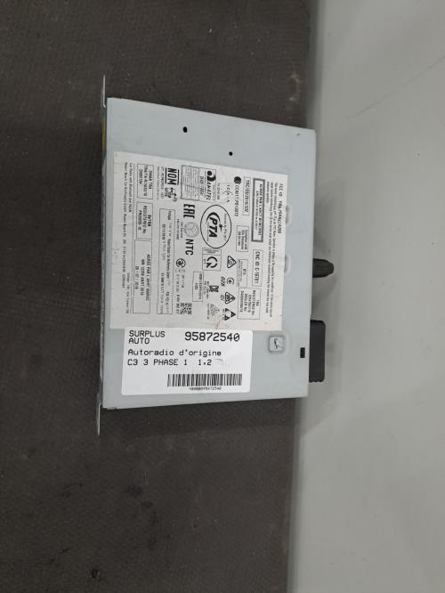 Image Autoradio d'origine - CITROEN C3 3