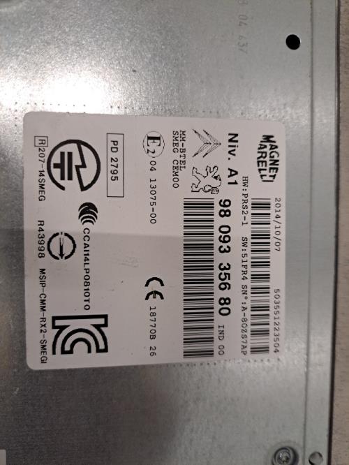 Image Autoradio d'origine - PEUGEOT 308 2