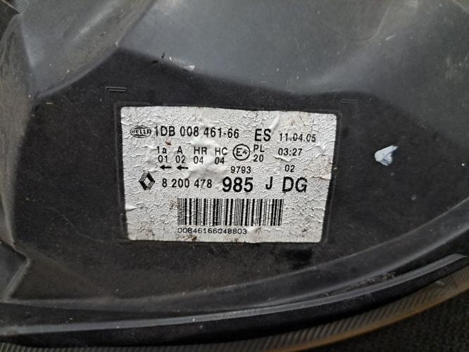 Image Optique avant principal droit (feux)(phare) - RENAULT CLIO 2