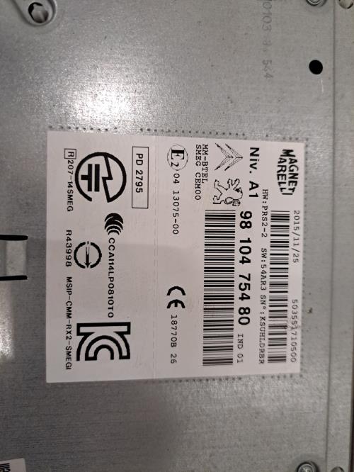 Image Autoradio d'origine - CITROEN C4 CACTUS