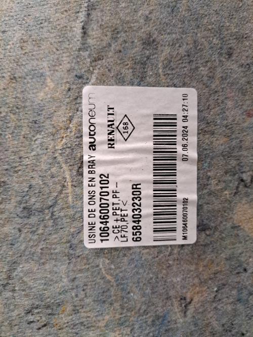 Image Insonorisant capot - RENAULT TRAFIC 3 MOYEN