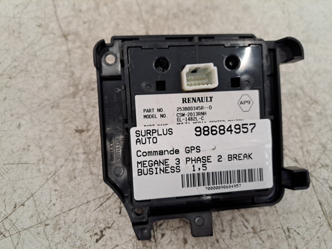 Image Commande GPS - RENAULT MEGANE 3