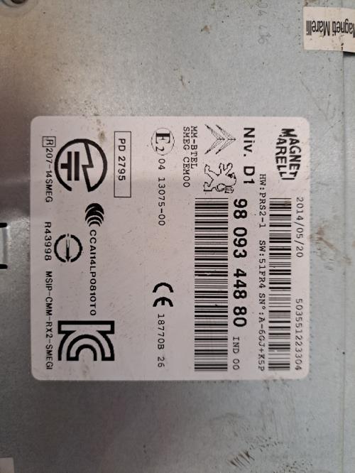 Image Autoradio d'origine - CITROEN C4 GRAND PICASSO 2
