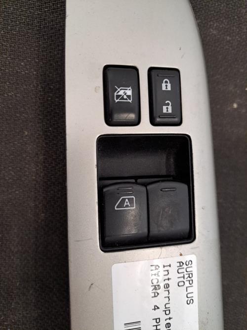 Image Interrupteur de leve vitre avant gauche - NISSAN MICRA 4
