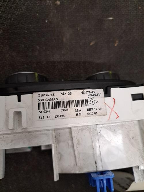 Image Commande chauffage - RENAULT CLIO 4