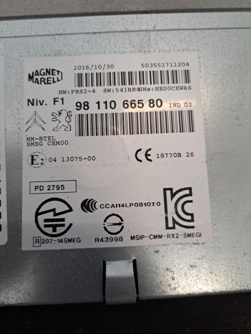 Image Autoradio d'origine - PEUGEOT 208 1