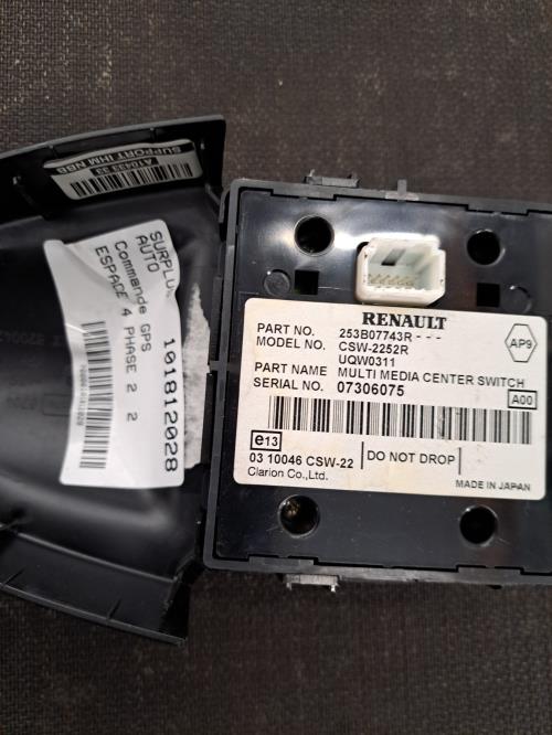 Image Commande GPS - RENAULT ESPACE 4