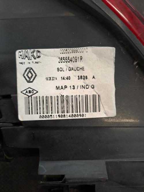 Image Feu arriere principal gauche (feux) - RENAULT CLIO 4