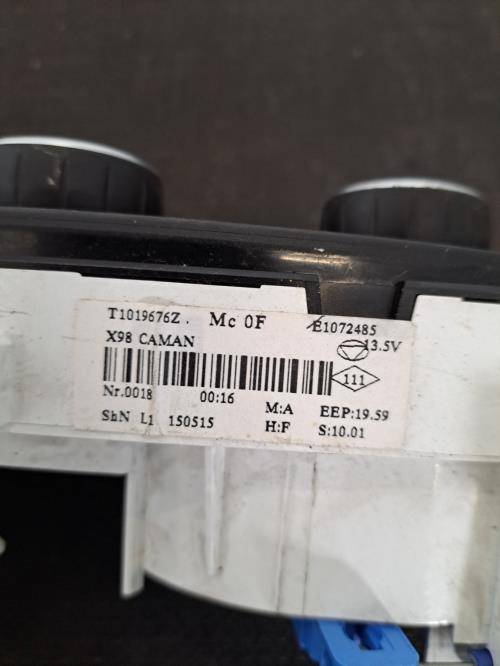 Image Commande chauffage - RENAULT CLIO 4