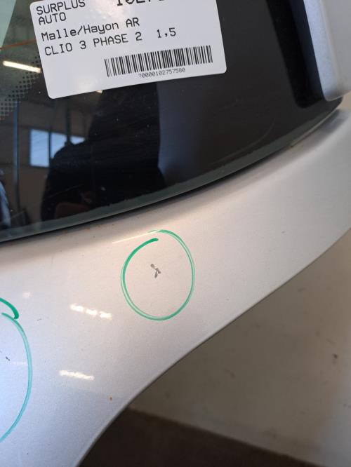 Image Malle/Hayon arriere - RENAULT CLIO 3