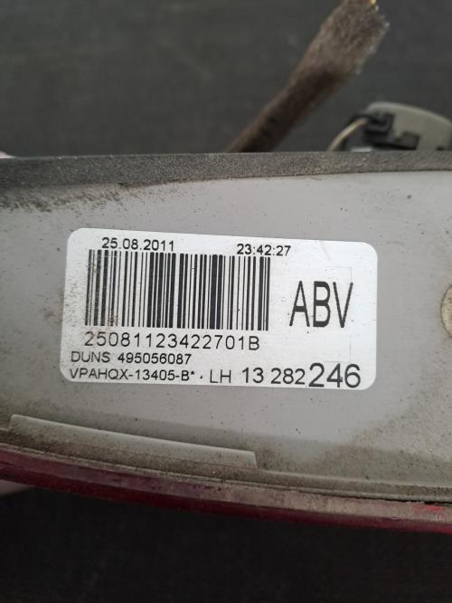 Image Feu arriere secondaire gauche (feux) - OPEL ASTRA J SPORTS