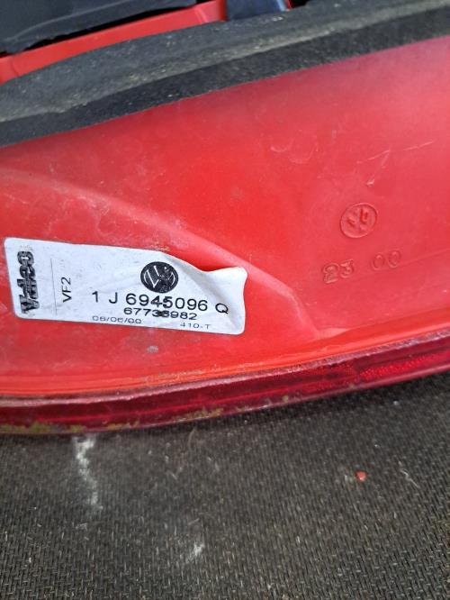 Image Feu arriere principal droit (feux) - VOLKSWAGEN GOLF 4