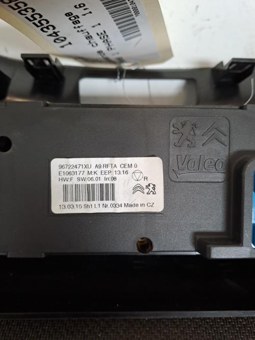 Image Commande chauffage - PEUGEOT 2008 1