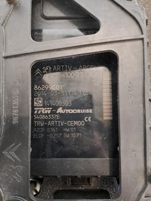 Image Radar anti-collision  - PEUGEOT 308 2
