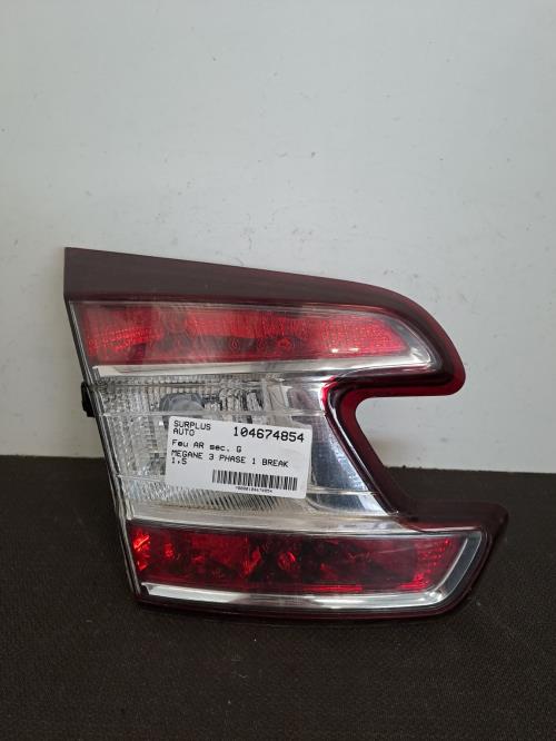 Image Feu arriere secondaire gauche (feux) - RENAULT MEGANE 3