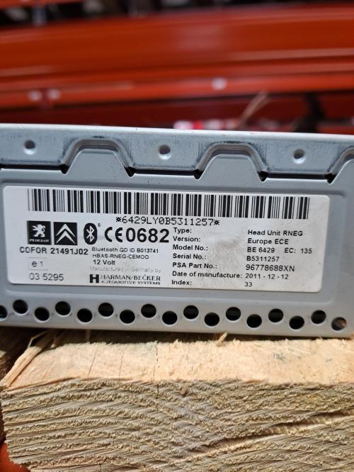 Image Autoradio d'origine - PEUGEOT 308 1