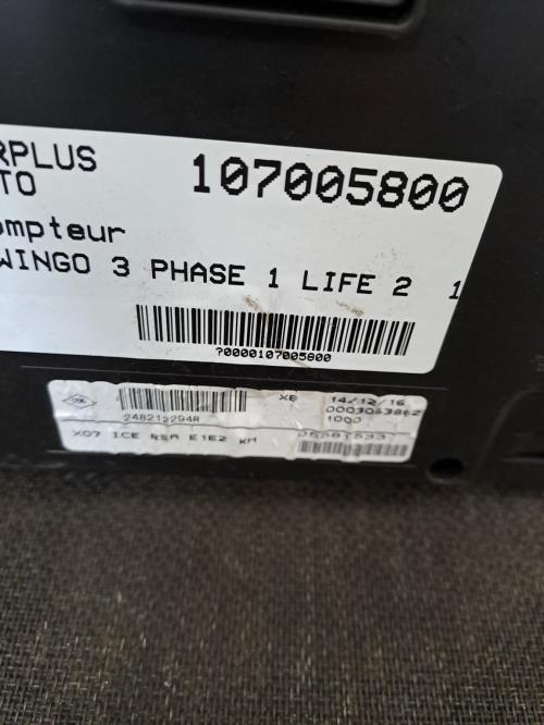 Image Compteur - RENAULT TWINGO 3