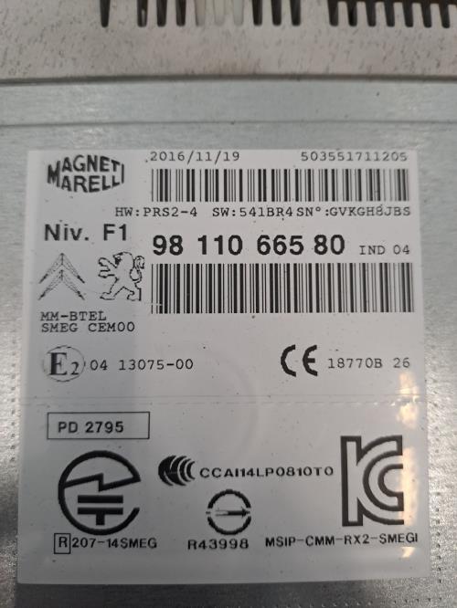 Image Autoradio d'origine - PEUGEOT 208 1