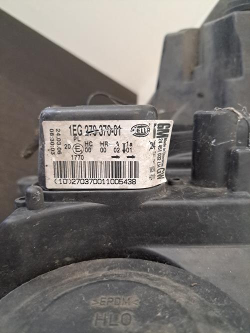 Image Optique avant principal gauche (feux)(phare) - OPEL ASTRA H