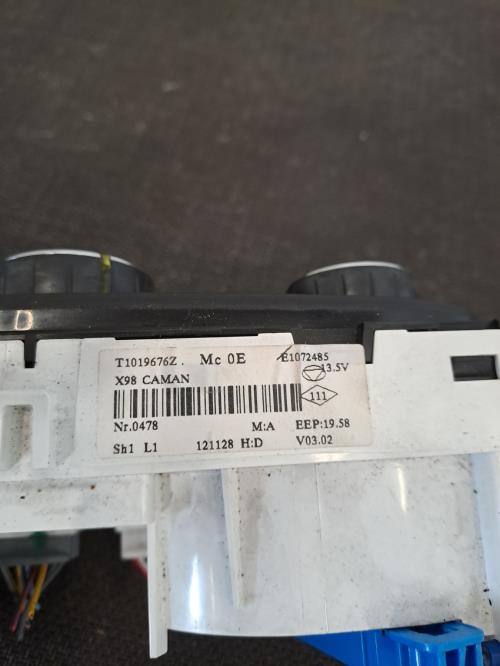 Image Commande chauffage - RENAULT CLIO 4