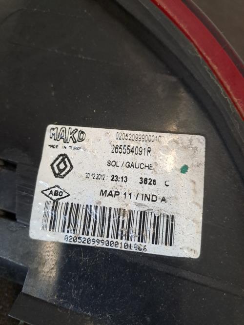 Image Feu arriere principal gauche (feux) - RENAULT CLIO 4