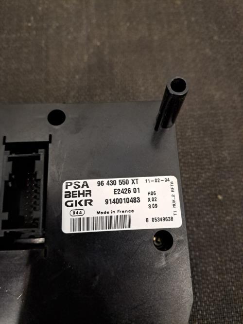 Image Commande chauffage - PEUGEOT 206