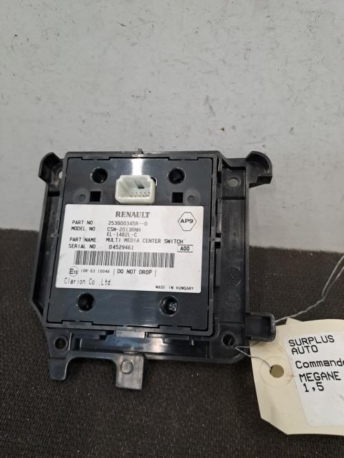 Image Commande GPS - RENAULT MEGANE 3