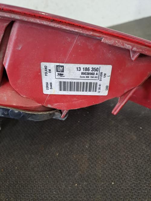 Image Feu arriere principal gauche (feux) - OPEL CORSA D
