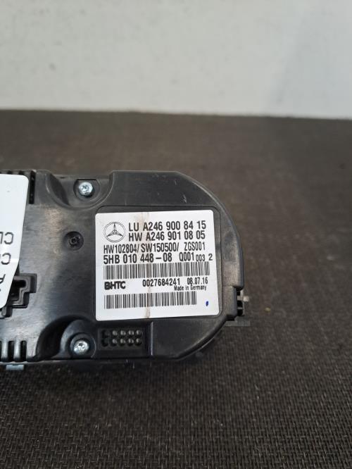 Image Commande chauffage - MERCEDES CLASSE B 246