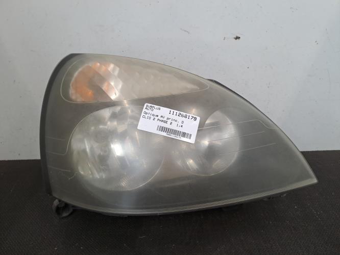 Image Optique avant principal droit (feux)(phare) - RENAULT CLIO 2