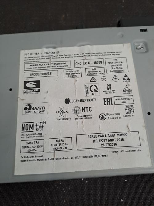 Image Autoradio d'origine - PEUGEOT 208 1