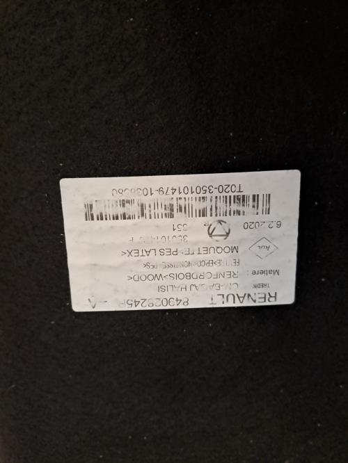 Image Tapis de coffre - RENAULT CLIO 5