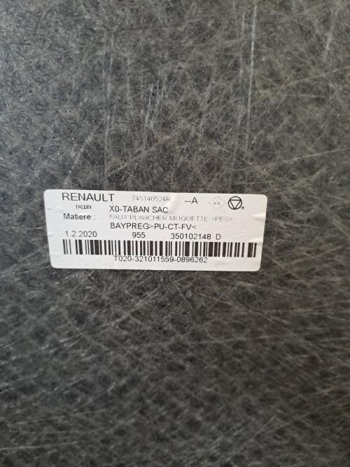 Image Tapis de coffre - RENAULT CLIO 5