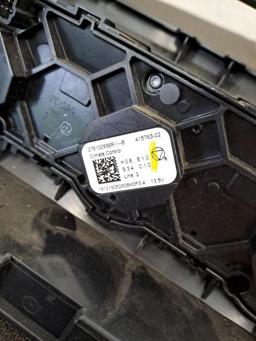 Image Commande chauffage - RENAULT CLIO 5