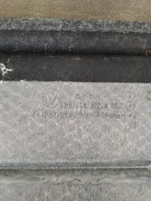 Image Tapis de coffre - VOLKSWAGEN POLO 5