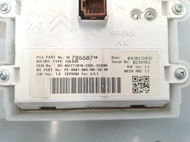 Image Compteur - PEUGEOT 208 1