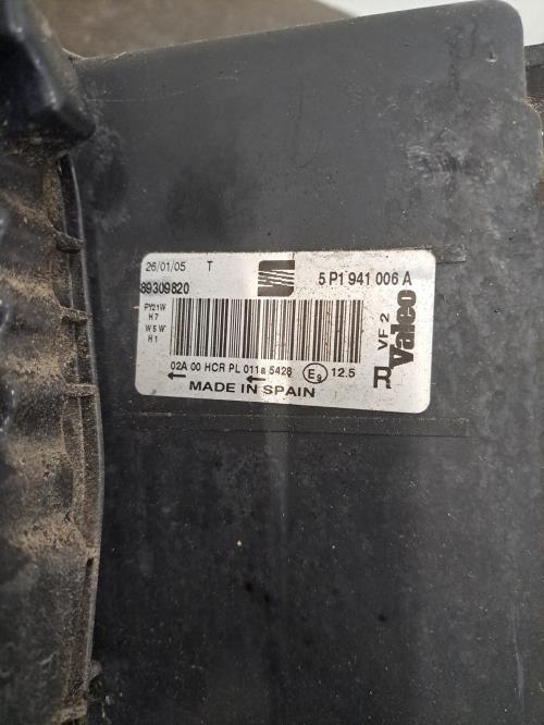 Image Optique avant principal droit (feux)(phare) - SEAT TOLEDO 3