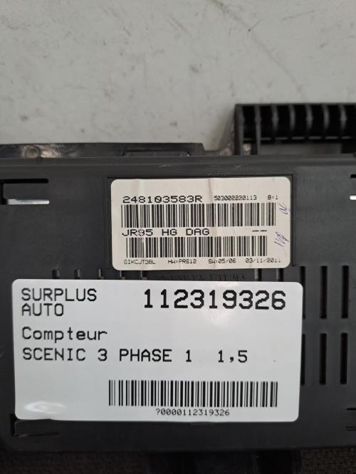 Image Compteur - RENAULT SCENIC 3